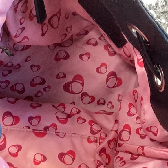 Coach Poppy Bucket Bag Black Patent Leather - Picture 8 of 11